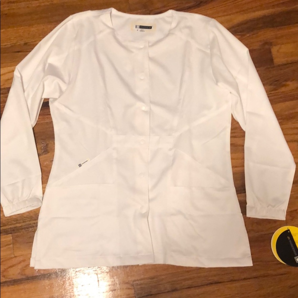 WonderWink Scrub Jacket - White